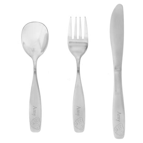 Personalised Tiny Tatty Teddy 3 Piece Cutlery Set £12.99